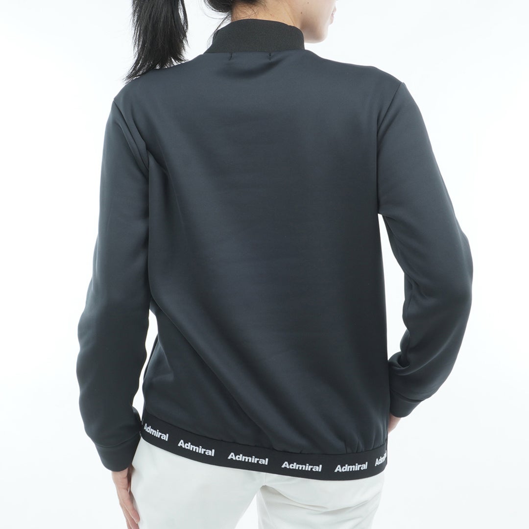 [アドミラル ゴルフ]Admiral GOLF レディース カルイシ ボトルネック プルオーバー ADLA671 ブラック　詳細2