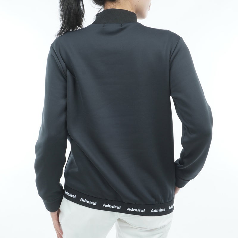 [アドミラル ゴルフ]Admiral GOLF レディース カルイシ ボトルネック プルオーバー ADLA671 ブラック　詳細2