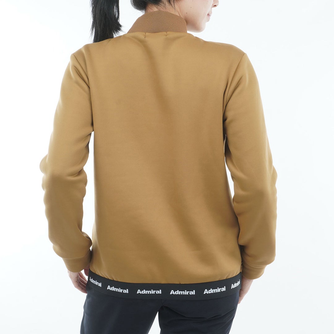[アドミラル ゴルフ]Admiral GOLF レディース カルイシ ボトルネック プルオーバー ADLA671 ベージュ　詳細2