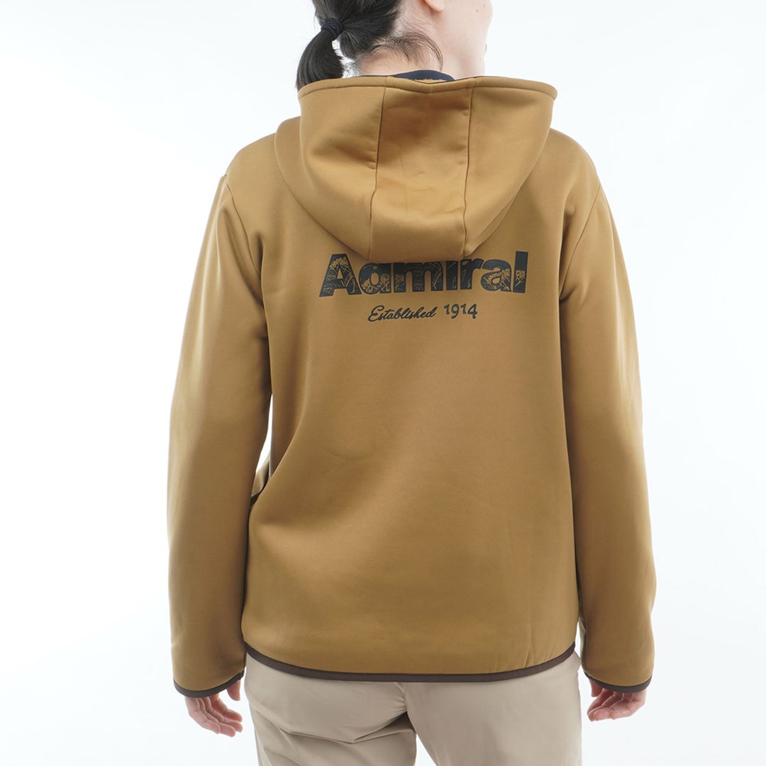 [アドミラル ゴルフ]Admiral GOLF レディース カルイシ フルジップパーカ ADLA673 ベージュ　詳細3