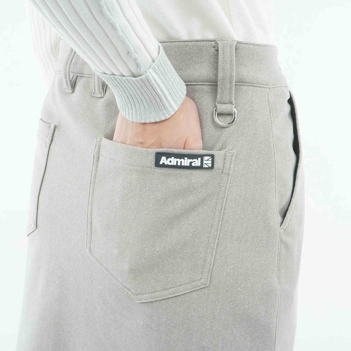 [アドミラル ゴルフ] Admiral GOLF レディース ハイテンション 裏起毛 タイトスカート ADLA674 グレー　詳細7