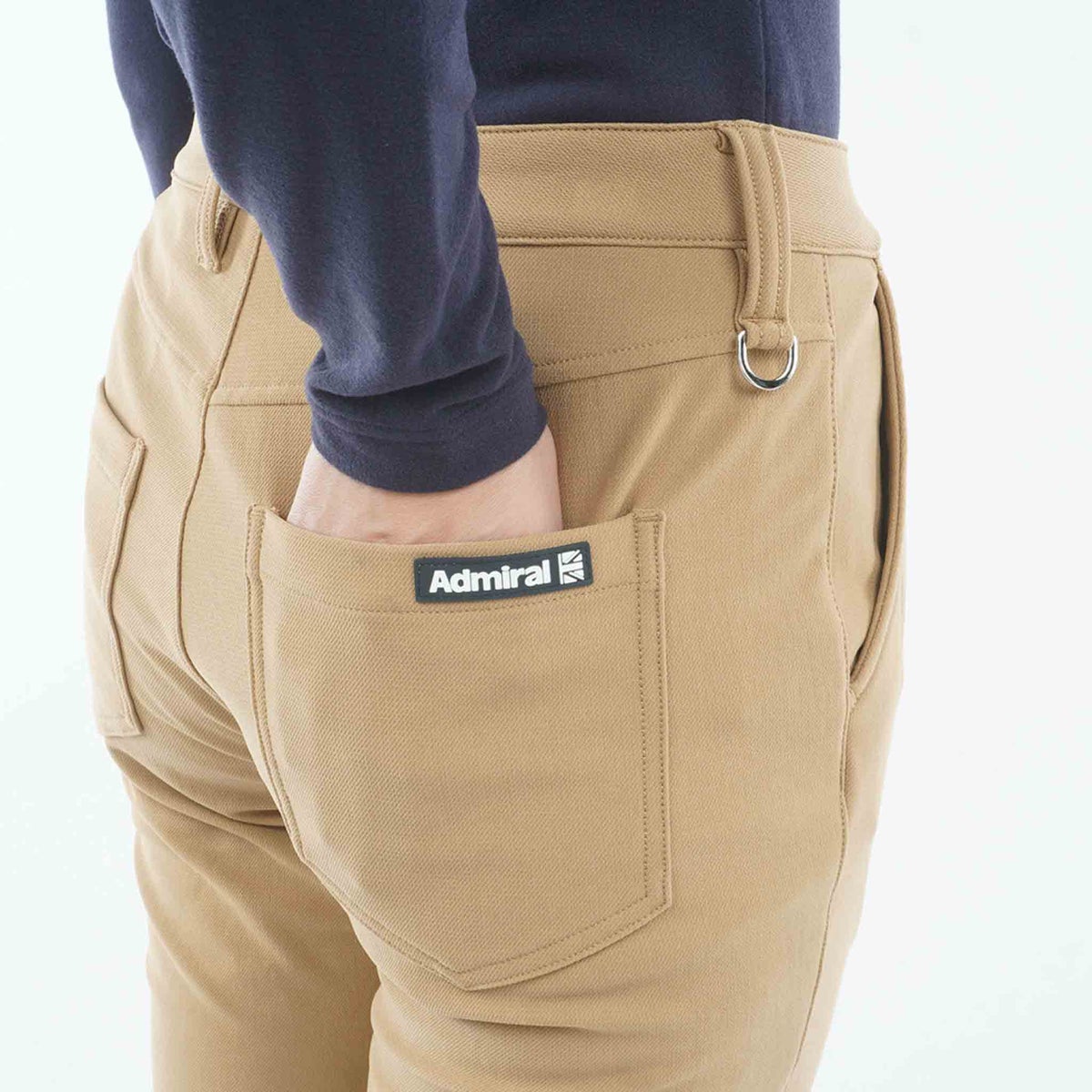 [アドミラル ゴルフ] Admiral GOLF レディース ハイテンション 裏起毛 ロングパンツ ADLA675 ベージュ　詳細6