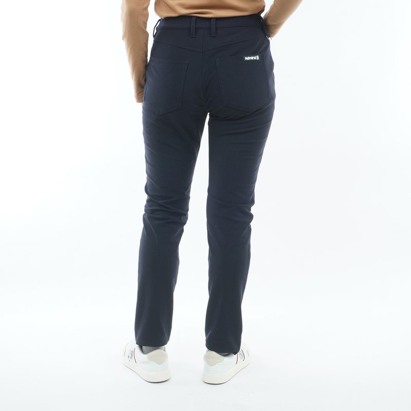 [アドミラル ゴルフ] Admiral GOLF レディース ハイテンション 裏起毛 ロングパンツ ADLA675 ネイビー　詳細2