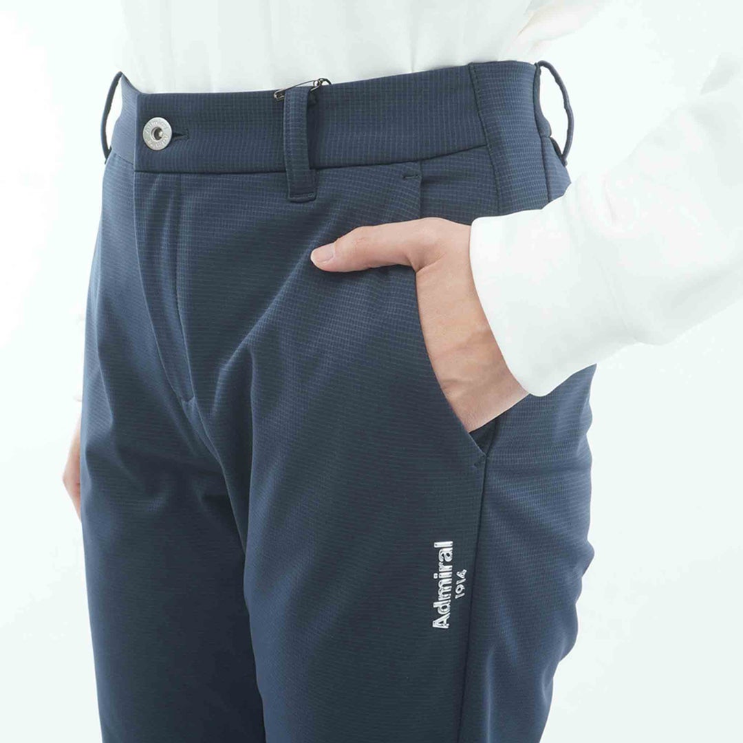[アドミラル ゴルフ]Admiral GOLF レディース 防風 裏起毛 ロングパンツ ADLA676 ネイビー　詳細5