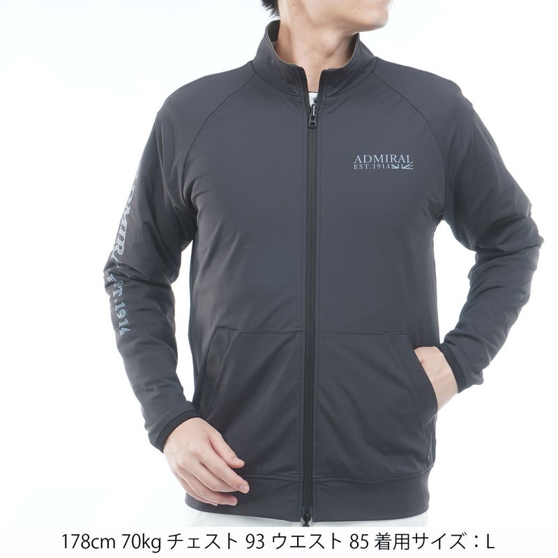 [アドミラル ゴルフ]　Admiral GOLF　メンズ リバーシブルジャケット　ブラック　詳細1