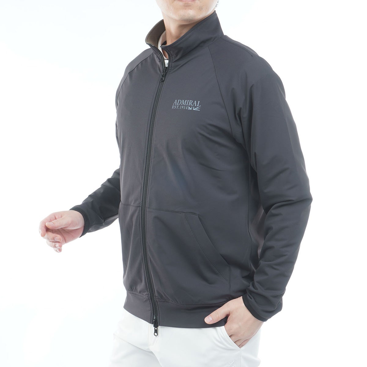 [アドミラル ゴルフ]　Admiral GOLF　メンズ リバーシブルジャケット　ブラック　詳細2