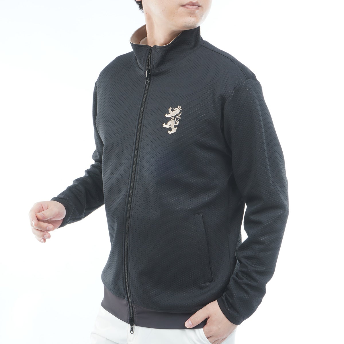 [アドミラル ゴルフ]　Admiral GOLF　メンズ リバーシブルジャケット　サンドベージュ　詳細5