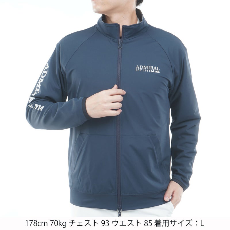 [アドミラル ゴルフ]　Admiral GOLF　メンズ リバーシブルジャケット　ネイビー　詳細1