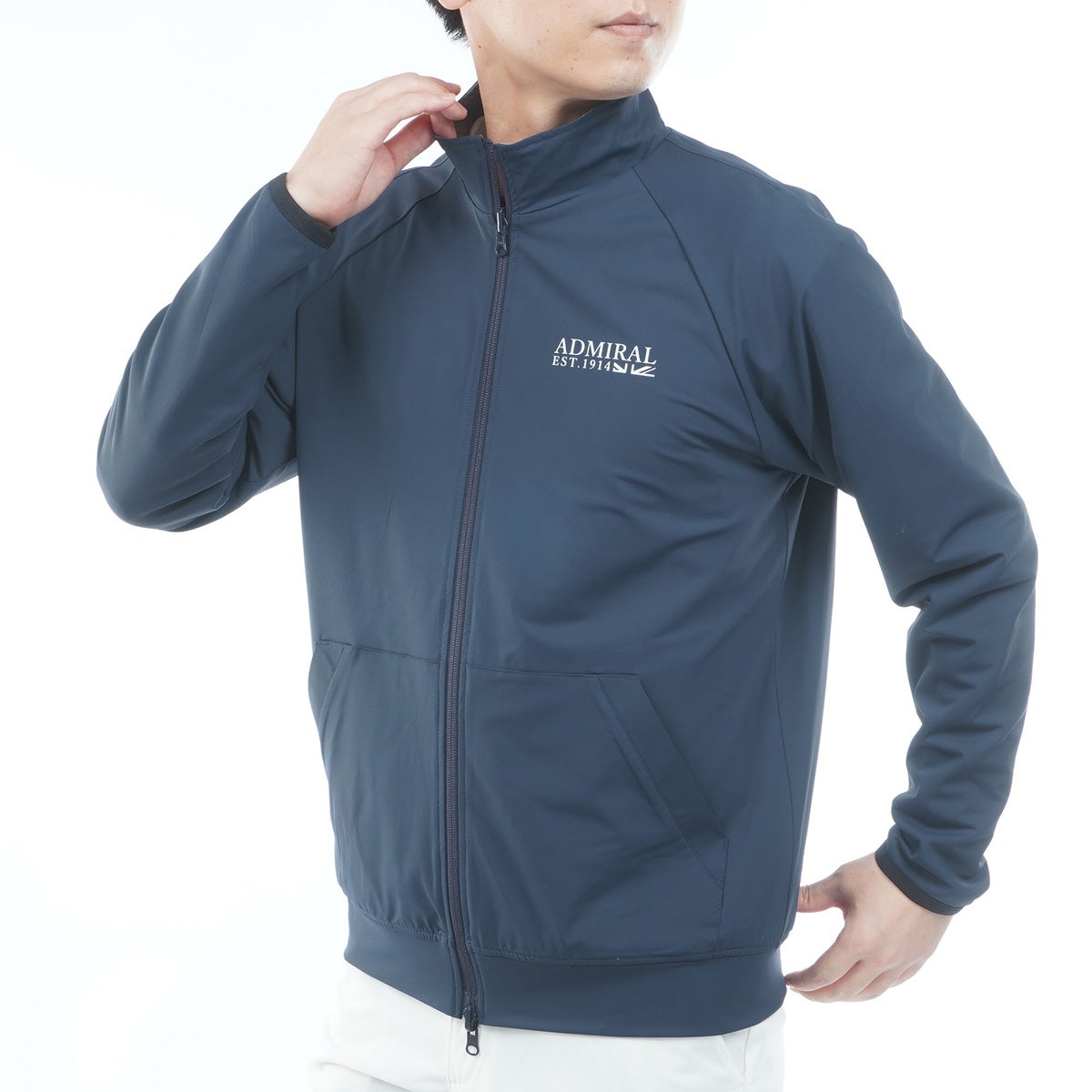 [アドミラル ゴルフ]　Admiral GOLF　メンズ リバーシブルジャケット　ネイビー　詳細2