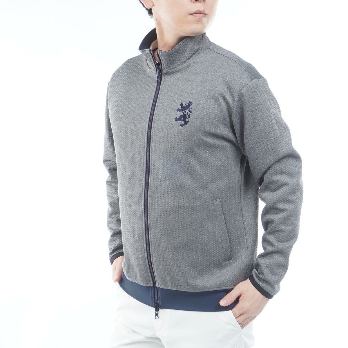 [アドミラル ゴルフ]　Admiral GOLF　メンズ リバーシブルジャケット　ネイビー　詳細5