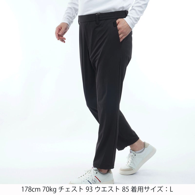 [アドミラル ゴルフ]　Admiral GOLF　メンズ 撥水ストレッチ トラックパンツ　ブラック　詳細1