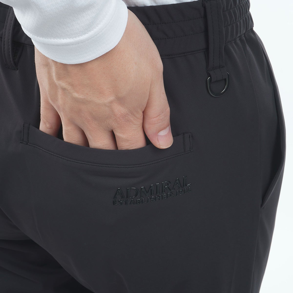 [アドミラル ゴルフ]　Admiral GOLF　メンズ 撥水ストレッチ トラックパンツ　ブラック　詳細6