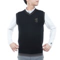[アドミラル ゴルフ]　Admiral GOLF　メンズ ケーブル ニットベスト　ADMA660　ブラック　詳細