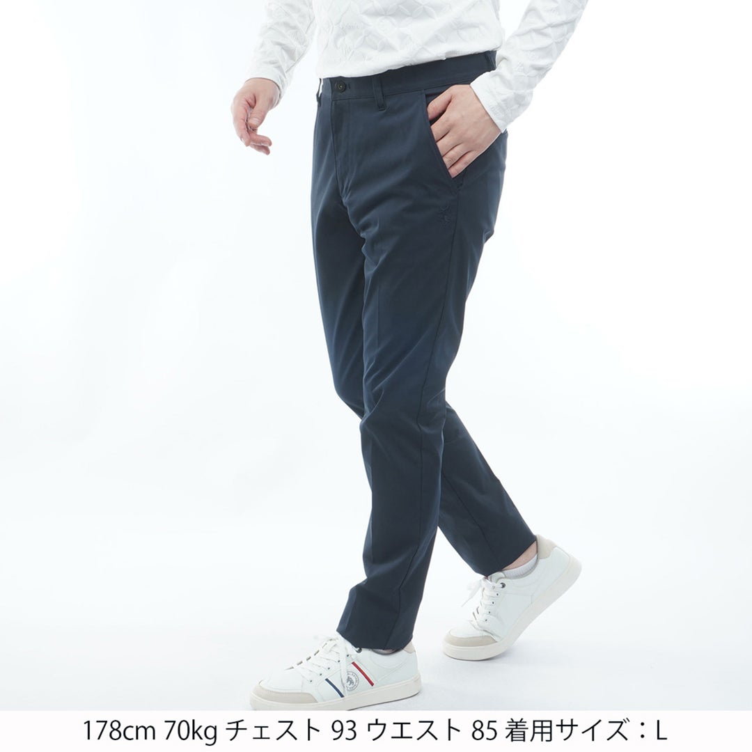  [アドミラル ゴルフ]　Admiral GOLF　メンズ 4WAYストレッチ テーパードパンツ  ADMA663 ネイビー　詳細1