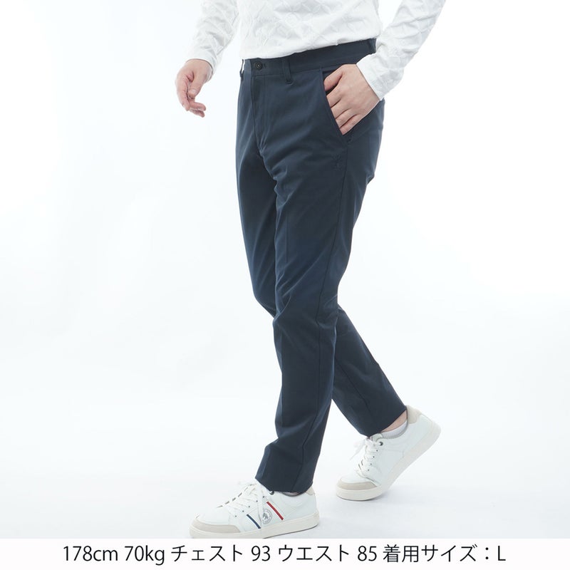  [アドミラル ゴルフ]　Admiral GOLF　メンズ 4WAYストレッチ テーパードパンツ  ADMA663 ネイビー　詳細1