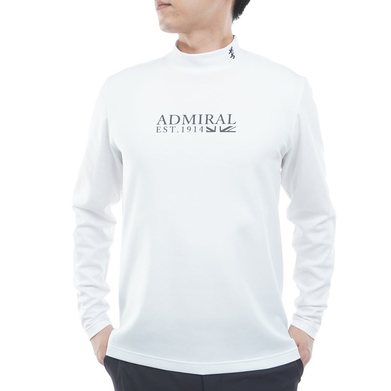[アドミラル ゴルフ] Admiral GOLF メンズ フラッグ 長袖シャツ ADMA664 ホワイト　詳細