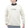   [アドミラル ゴルフ]メンズ キルトジャガード モックネックスウェット　ADMA665　アイボリー　詳細1