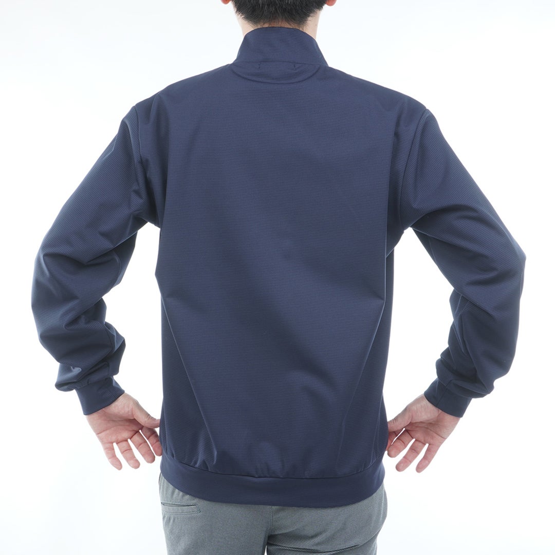 [アドミラル ゴルフ]　Admiral GOLF　メンズ 防風 ハーフジップ プルオーバー　ADMA666　ネイビー　詳細2