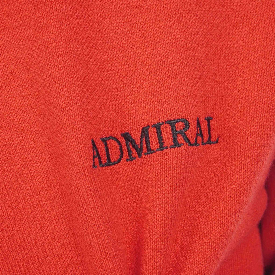 [アドミラル ゴルフ]Admiral GOLF メンズ バックロゴ クルーネックセーター ADMA667 ローズレッド　詳細7