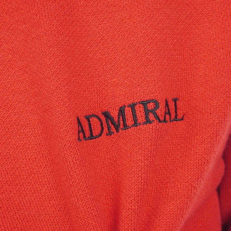 [アドミラル ゴルフ]Admiral GOLF メンズ バックロゴ クルーネックセーター ADMA667 ローズレッド　詳細7