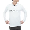  [アドミラル ゴルフ]　Admiral GOLF　メンズ ロゴ ジャガード 長袖シャツ  ADMA669 オフホワイト　詳細