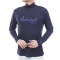 [アドミラル ゴルフ] Admiral GOLF メンズ スエード起毛 ハイネックシャツ ADMA670 ネイビー　詳細