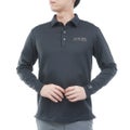 [アドミラル ゴルフ] Admiral GOLF メンズ 速ポカ 長袖シャツ ADMA678 ブラック　詳細