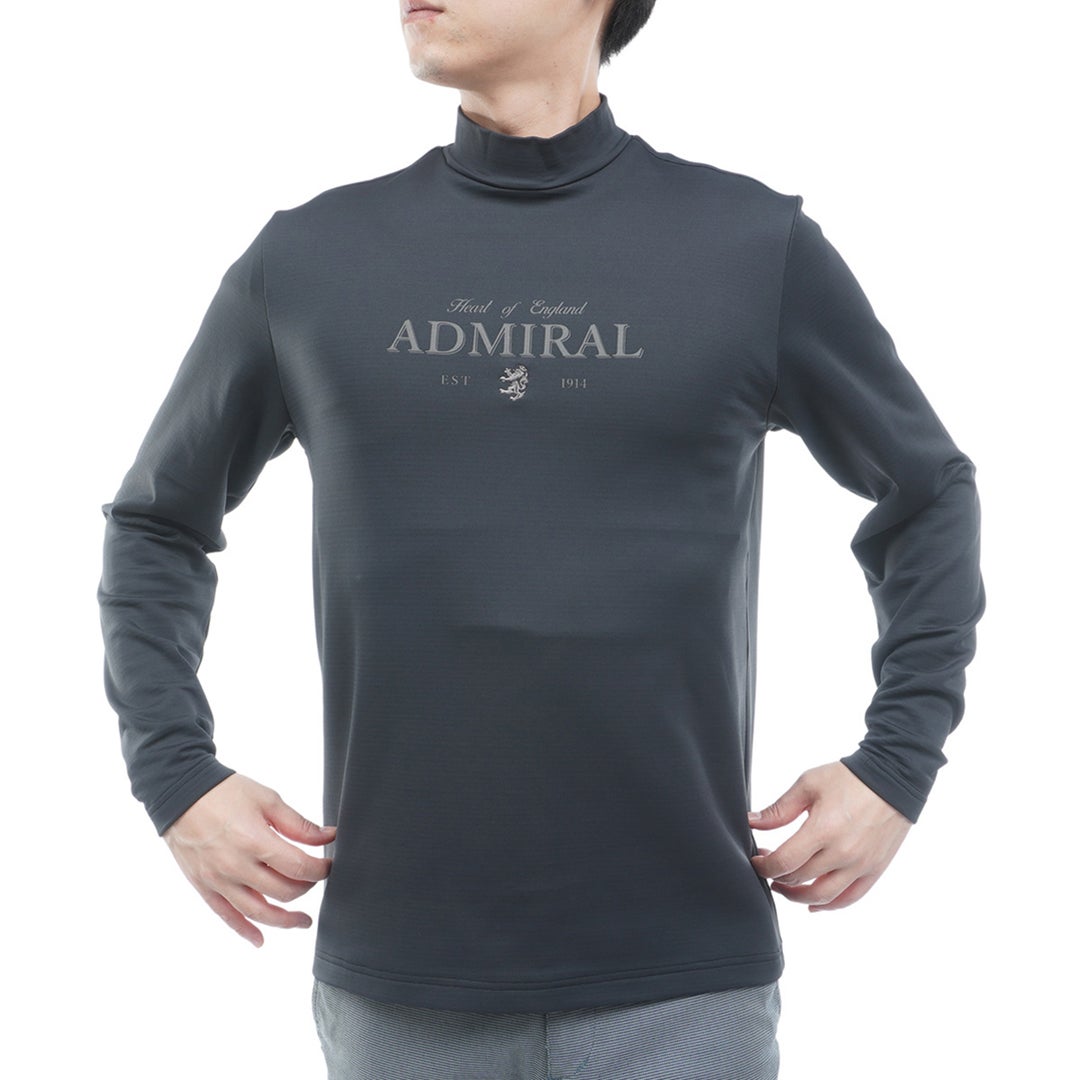 [アドミラル ゴルフ] Admiral GOLF メンズ 速ポカ モックネックシャツ ADMA679 ブラック　詳細