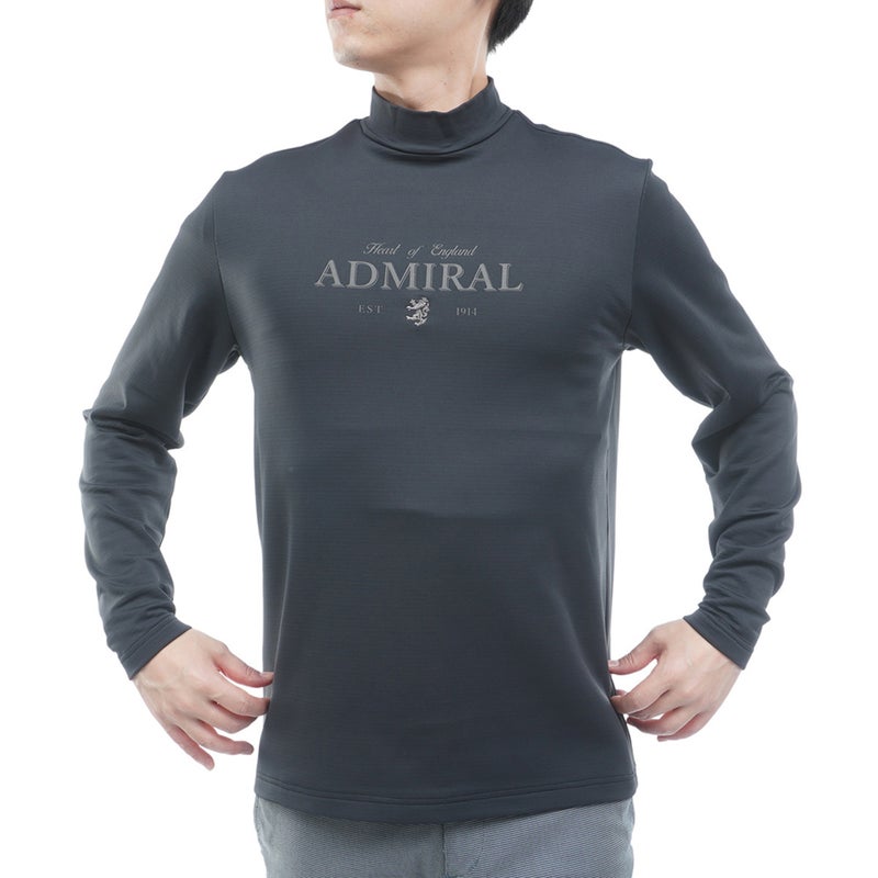 [アドミラル ゴルフ] Admiral GOLF メンズ 速ポカ モックネックシャツ ADMA679 ブラック　詳細