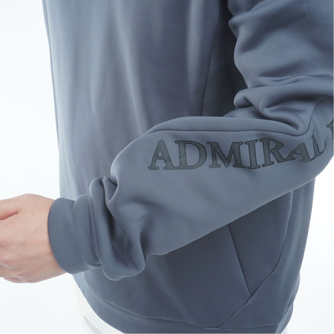 [アドミラル ゴルフ]Admiral GOLF メンズ カルイシ モックネックスウェット ADMA681 グレー　詳細5