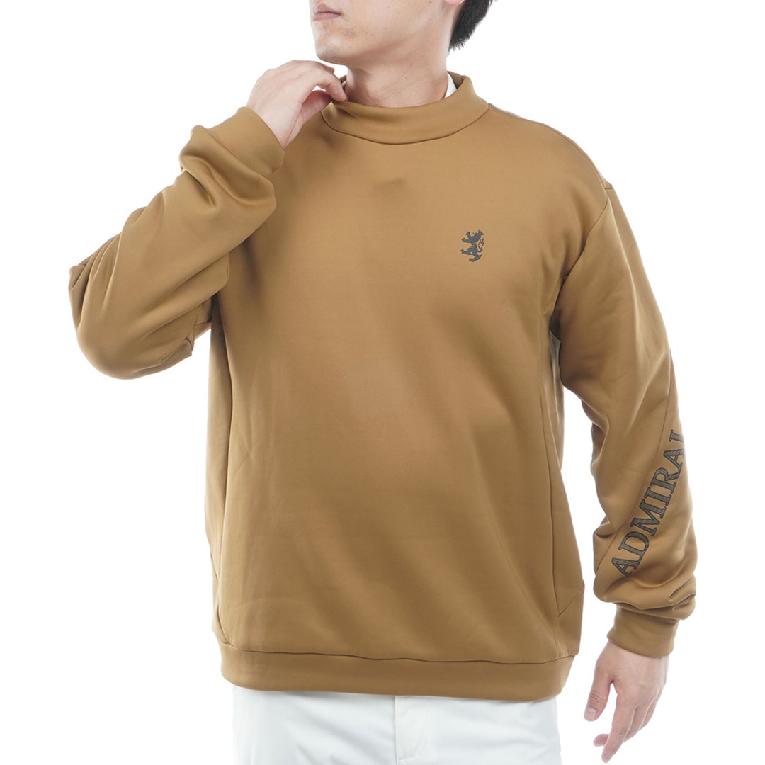 [アドミラル ゴルフ]Admiral GOLF メンズ カルイシ モックネックスウェット ADMA681 ベージュ　詳細