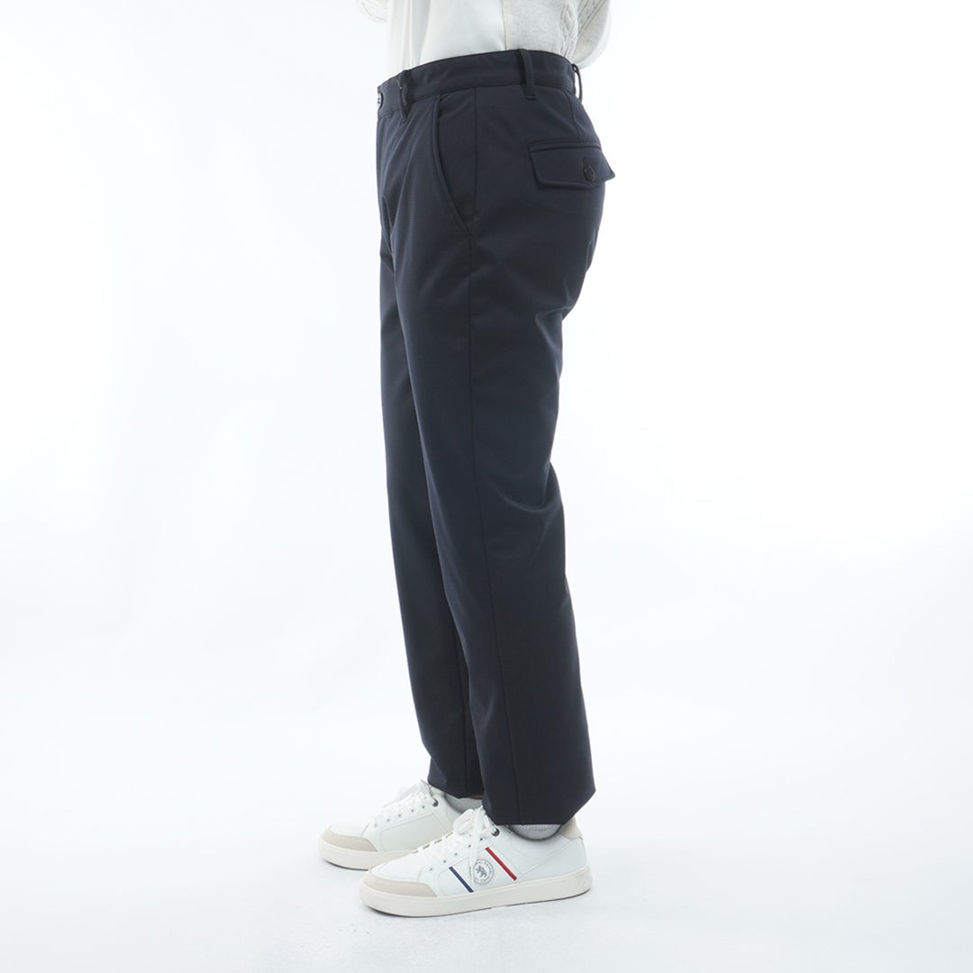 [アドミラル ゴルフ]Admiral GOLF メンズ 防風 裏起毛 ストレートパンツ ADMA683 ブラック　詳細2