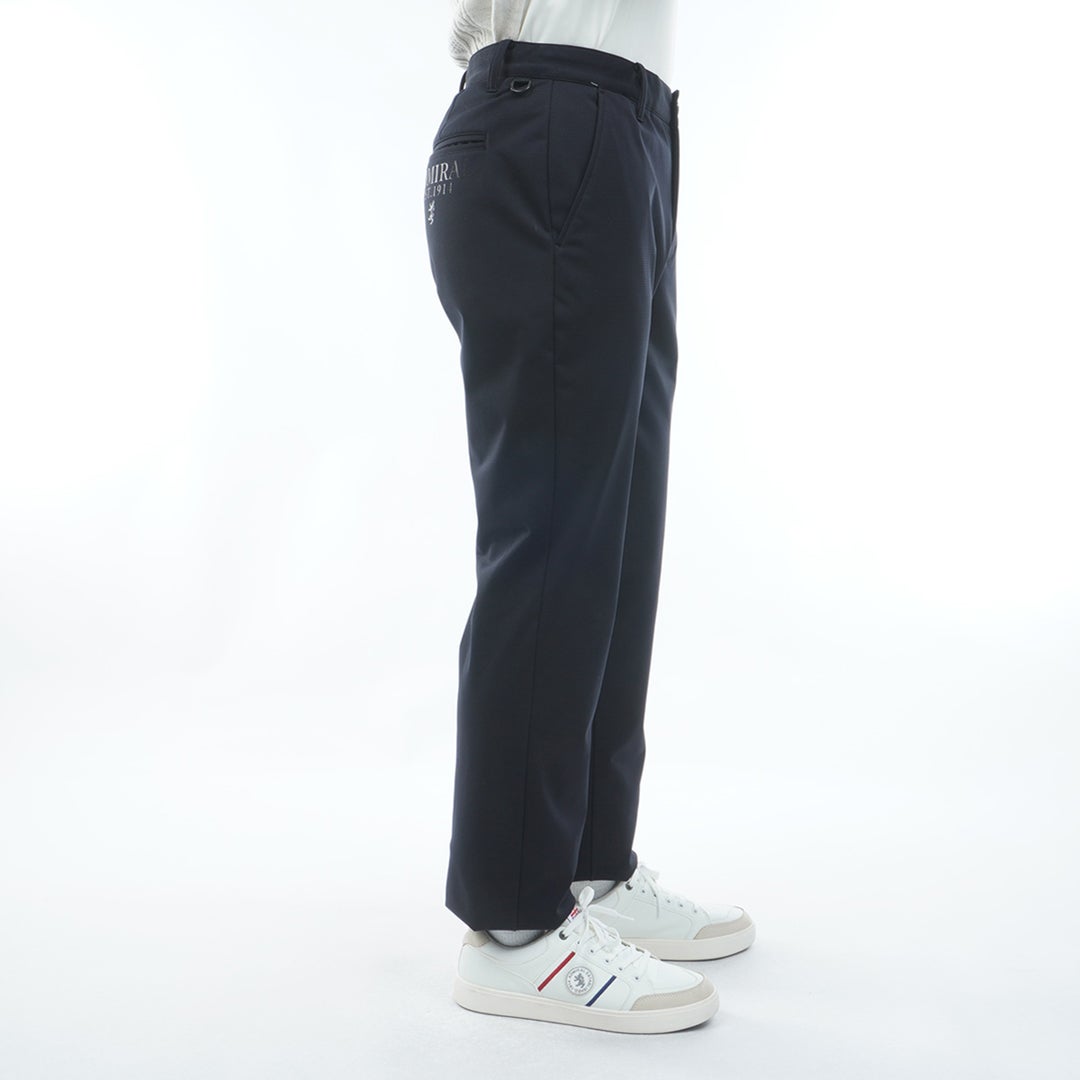 [アドミラル ゴルフ]Admiral GOLF メンズ 防風 裏起毛 ストレートパンツ ADMA683 ブラック　詳細4
