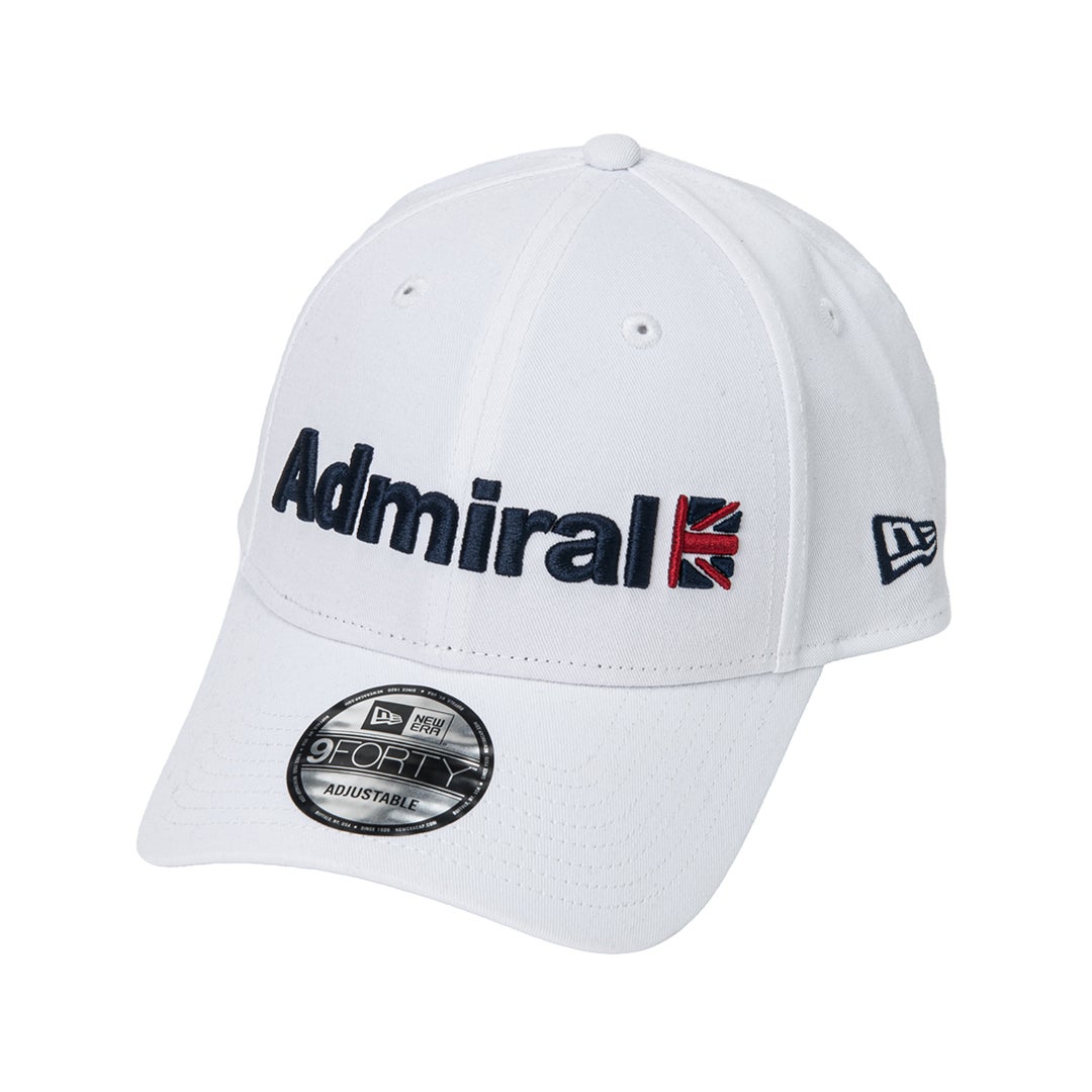 [アドミラル ゴルフ] Admiral GOLF ユニセックス キャップニューエラコラボ ベーシック　ホワイト