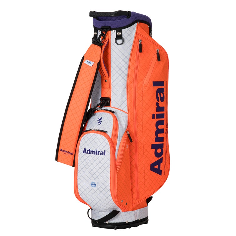 [アドミラル ゴルフ]　Admiral GOLF　ユニセックス スタンドキャディバッグECOPAK　オレンジ　詳細1