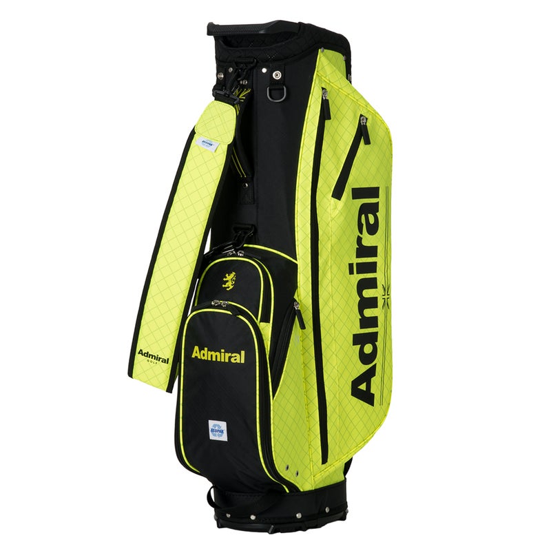 [アドミラル ゴルフ]　Admiral GOLF　ユニセックス スタンドキャディバッグECOPAK　イエロー　詳細1