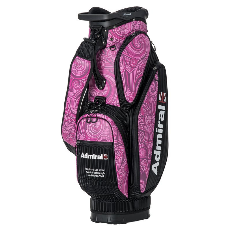 [アドミラル ゴルフ]　Admiral GOLF　ユニセックス カートキャディバッグダズル　ピンク　詳細1