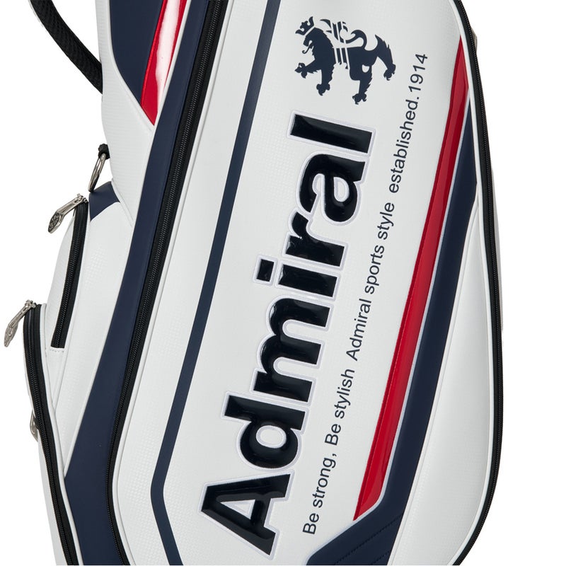 [アドミラル ゴルフ] Admiral GOLF ユニセックス カートキャディバッグスタンダード ホワイト　詳細9