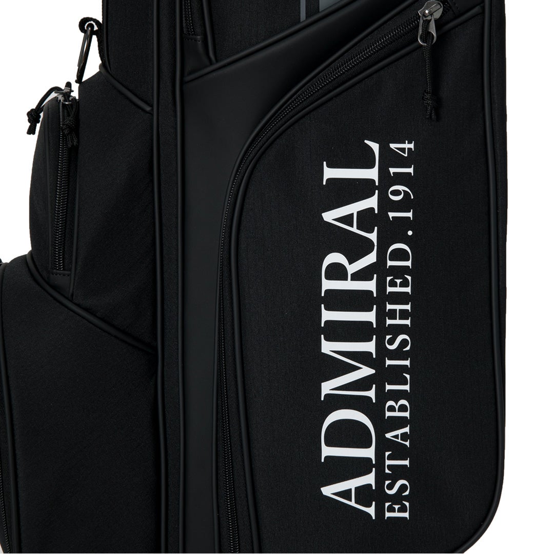  [アドミラル ゴルフ]　Admiral GOLF　ユニセックス スタンドキャディバッグトラッド　ブラック　詳細9