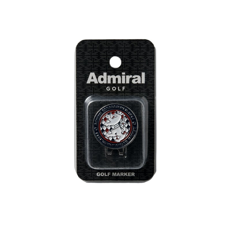 [アドミラル ゴルフ]　Admiral GOLF　ユニセックス マーカーランパント　ホワイト　詳細1
