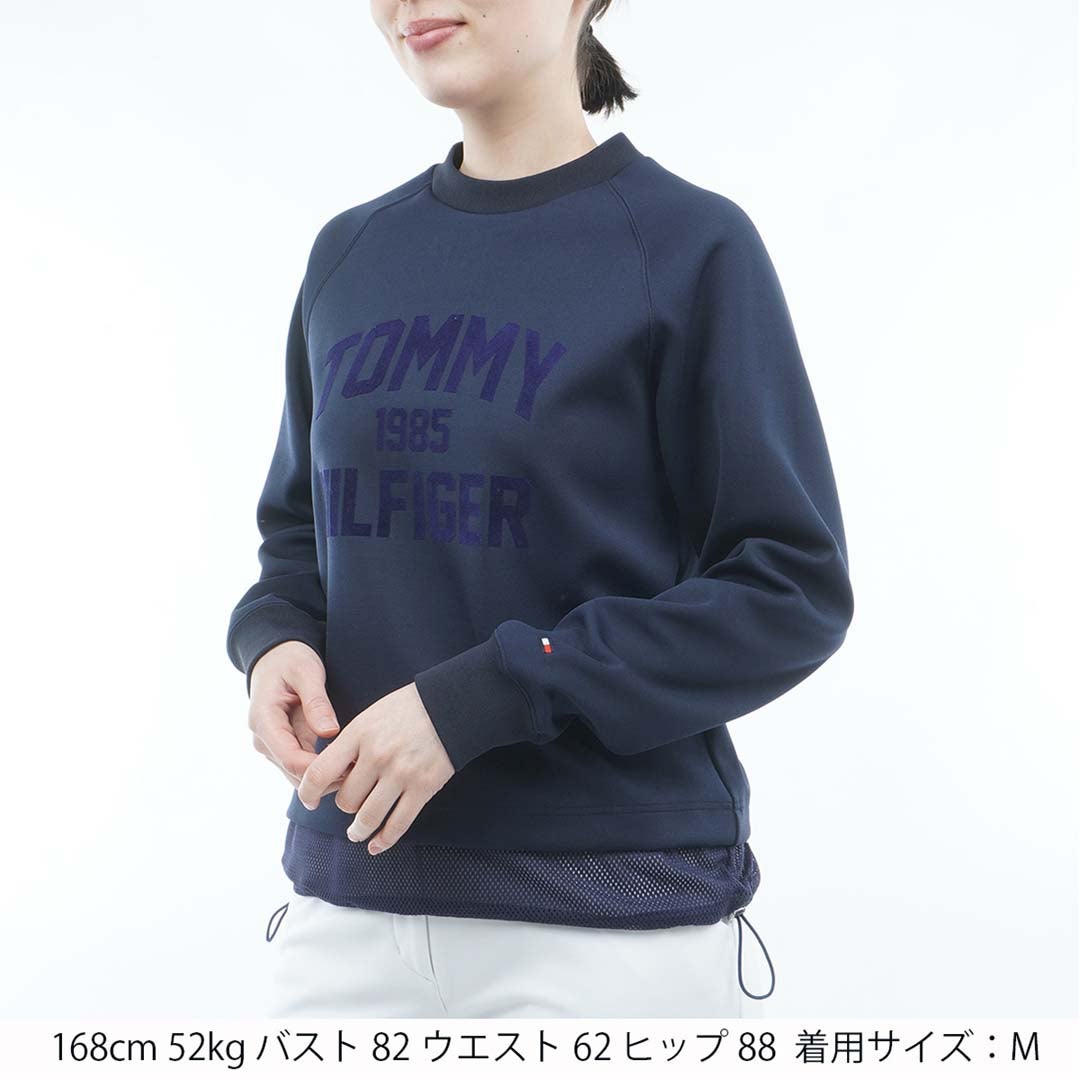   [トミー ヒルフィガー ゴルフ]レディース レイヤード スウェット　THLA650　ネイビー　詳細16
