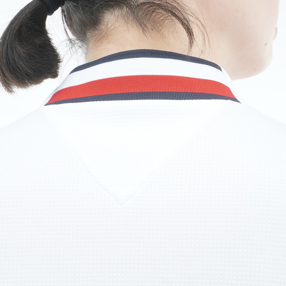 [トミー ヒルフィガー ゴルフ]　TOMMY HILFIGER GOLF　レディース ワッフル 長袖モックシャツ　ホワイト　詳細6