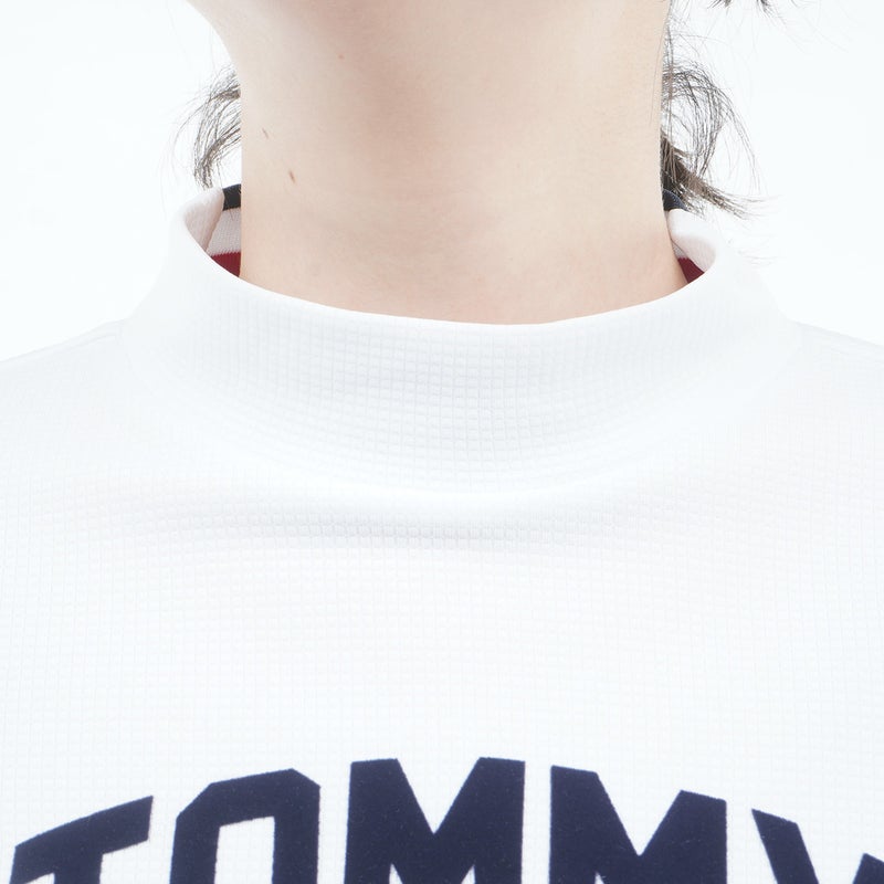[トミー ヒルフィガー ゴルフ]　TOMMY HILFIGER GOLF　レディース ワッフル 長袖モックシャツ　ホワイト　詳細7
