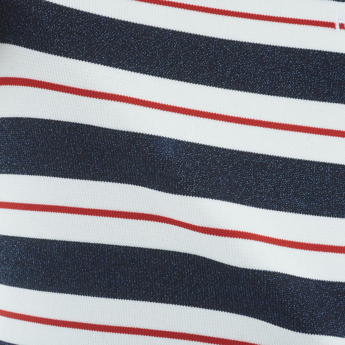 [トミー ヒルフィガー ゴルフ]　TOMMY HILFIGER GOLF　レディース ニット 5分袖丈ポロシャツ　トリコロール　詳細7