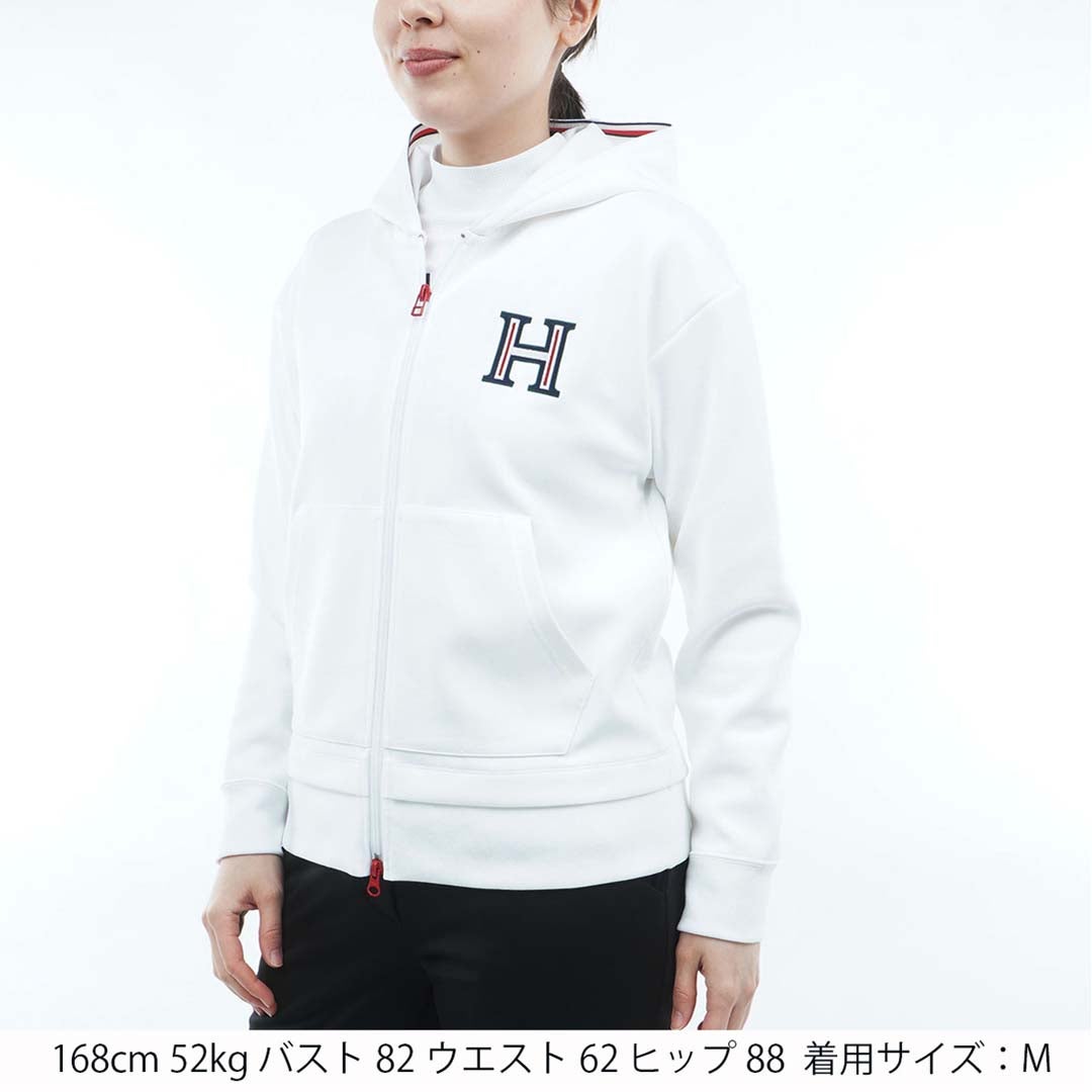[トミー ヒルフィガー ゴルフ]レディース スクラムテック パーカージャケット　THLA655　ホワイト　詳細2
