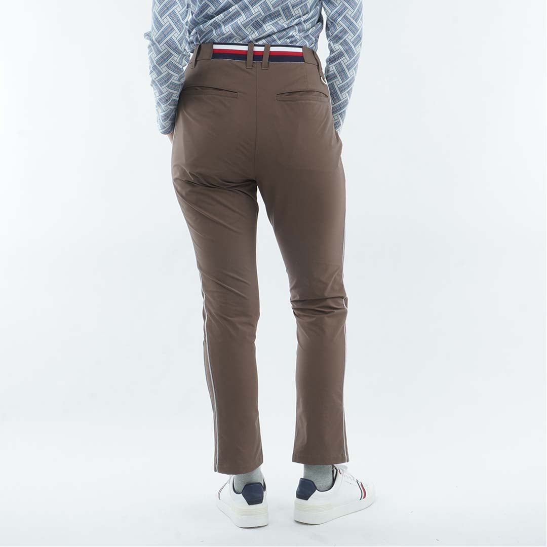 [トミー ヒルフィガー ゴルフ]　TOMMY HILFIGER GOLF　レディース 撥水ピーチ 9分丈 パンツ　THLA656　モカ　詳細3