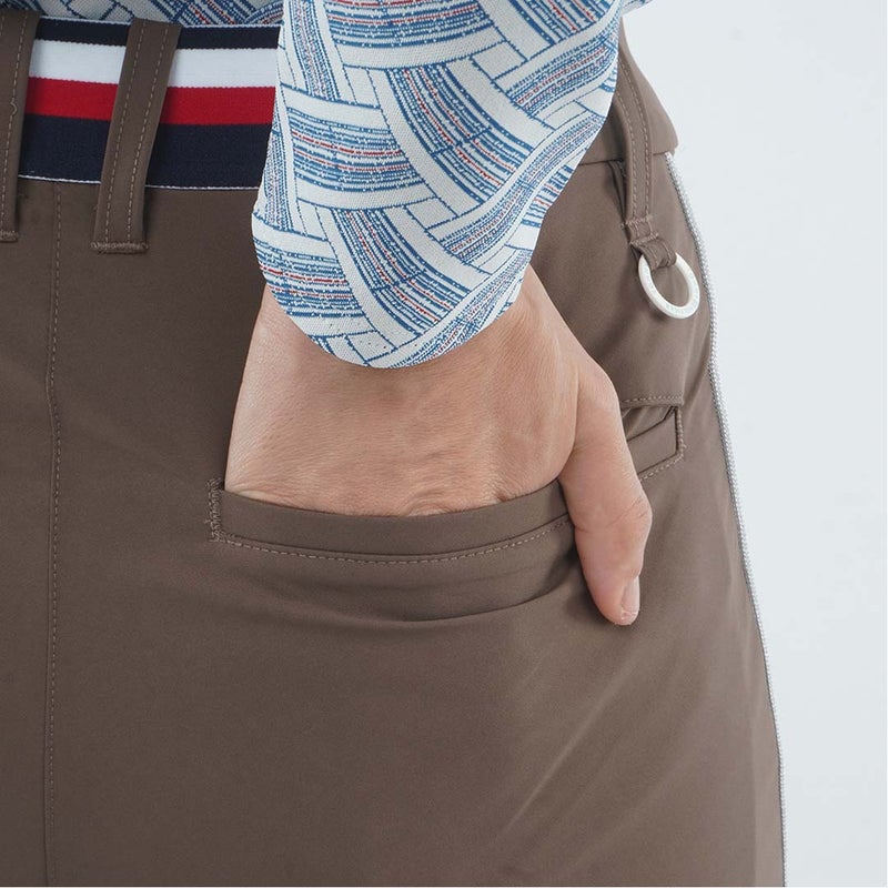 [トミー ヒルフィガー ゴルフ]　TOMMY HILFIGER GOLF　レディース 撥水ピーチ 9分丈 パンツ　THLA656　モカ　詳細7