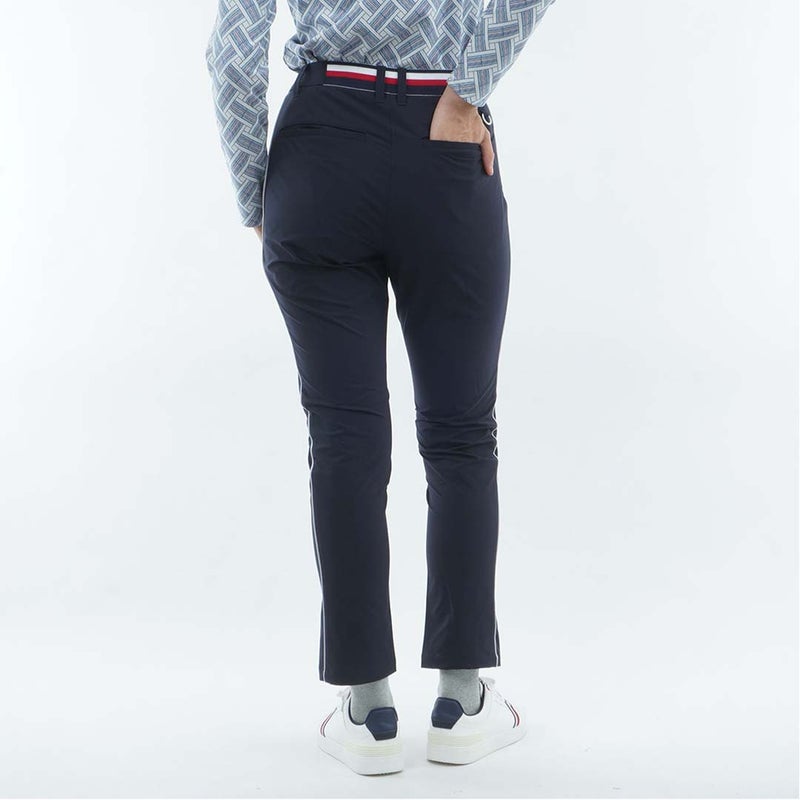 [トミー ヒルフィガー ゴルフ]　TOMMY HILFIGER GOLF　レディース 撥水ピーチ 9分丈 パンツ　THLA656　ネイビー　詳細2