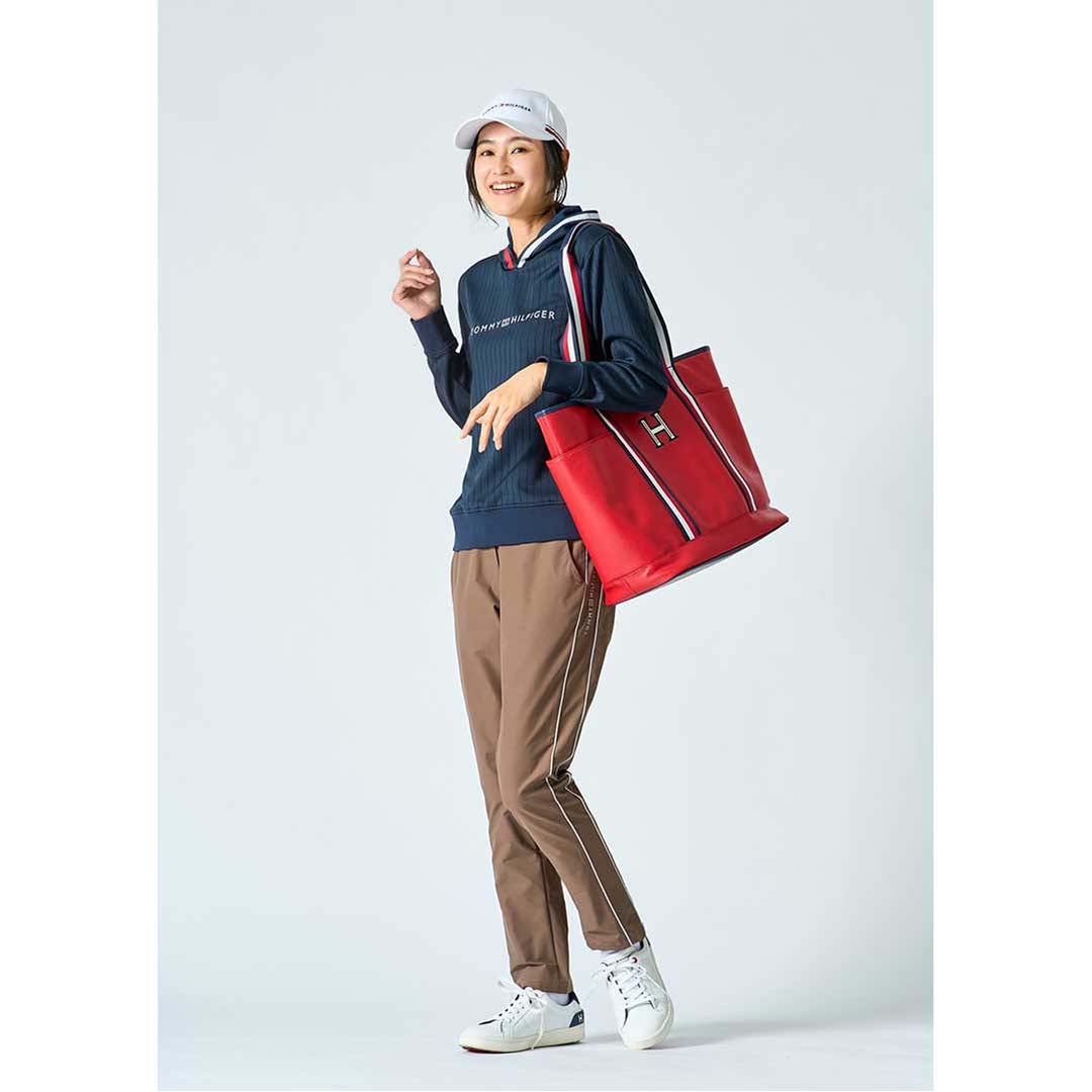 [トミー ヒルフィガー ゴルフ]　TOMMY HILFIGER GOLF　レディース 撥水ピーチ 9分丈 パンツ　THLA656　詳細