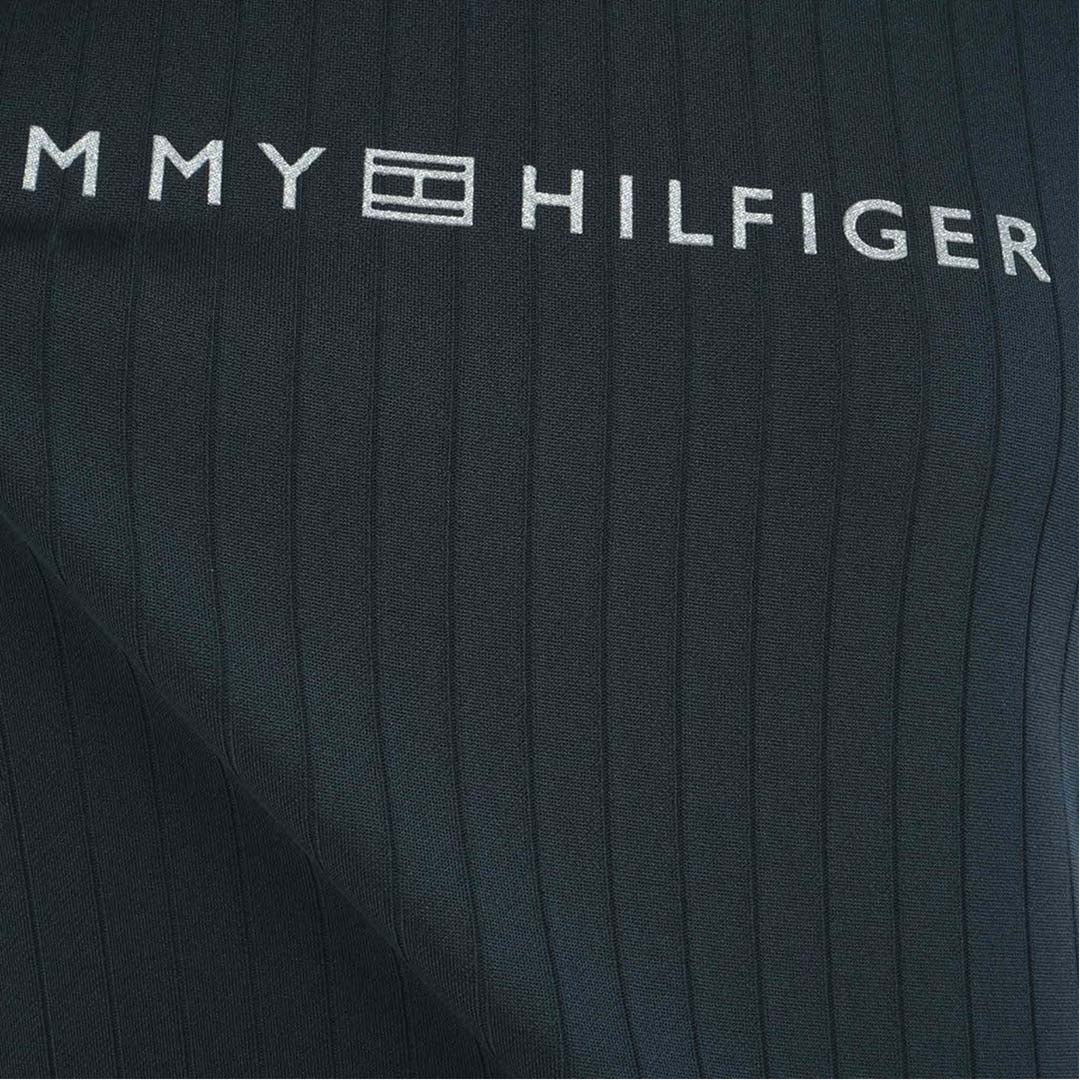  [トミー ヒルフィガー ゴルフ]TOMMY HILFIGER GOLF レディース 針抜きジャガ-ド フーディーパーカー THLA657 ネイビー　詳細7